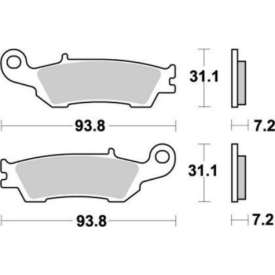 Τακάκια φρένων MOTO-MASTER NITRO για WR 250 F 23