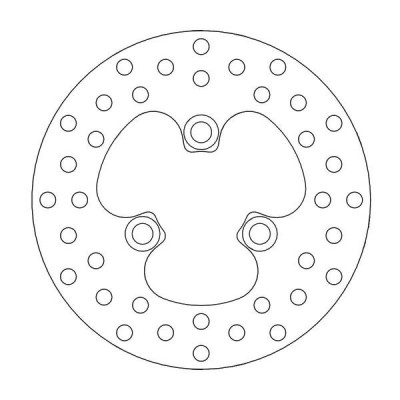 Δισκόπλακα MOTO-MASTER FRONT DISC ROUND SUZUKI LT-Z 400 2X4 13