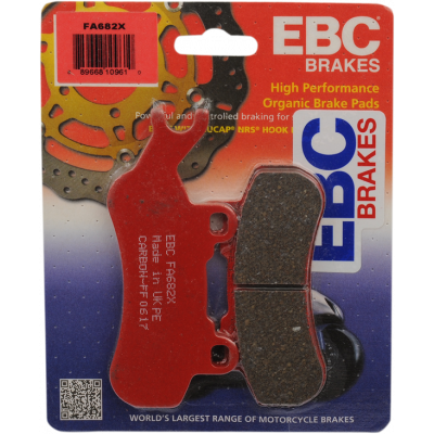 Τακάκια μοτοσυκλέτας EBC CARBON TT DIRT FA682TT