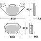 Τακάκια φρένων MOTO-MASTER NITRO για FS 570 11 thumb