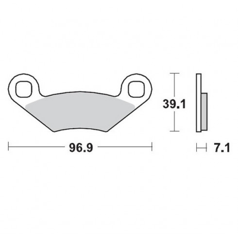 Τακάκια φρένων MOTO-MASTER BRAKEPAD CAN AM/ POLARIS Τακάκια φρένων MOTO-MASTER BRAKEPAD CAN AM/ POLARIS