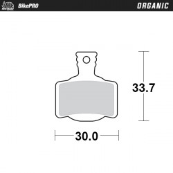 Τακάκια φρένων MOTO-MASTER BRAKE PAD ORGANIC z Τακάκια φρένων MOTO-MASTER BRAKE PAD ORGANIC z