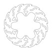 Δισκόπλακα MOTO-MASTER BRAKE ROTOR FIX FLAME LEFT PIAGGIO MP3 400 ABS 23 Δισκόπλακα MOTO-MASTER BRAKE ROTOR FIX FLAME LEFT PIAGGIO MP3 400 ABS 23 thumb