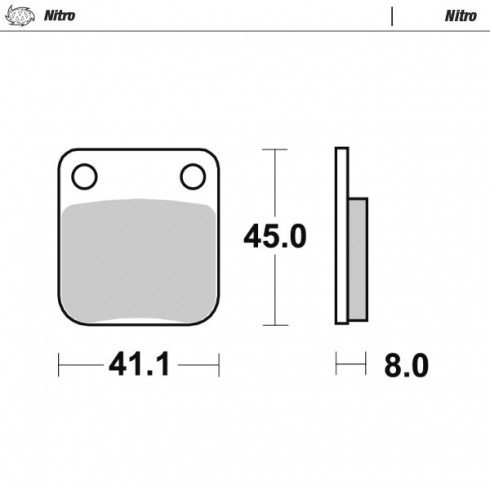 Τακάκια φρένων MOTO-MASTER BRAKE PAD SINTER KAWASAKI KLX 230 R 23 Τακάκια φρένων MOTO-MASTER BRAKE PAD SINTER KAWASAKI KLX 230 R 23