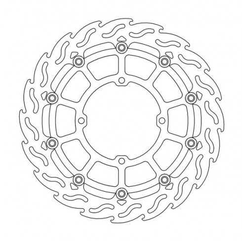 Δισκόπλακα MOTO-MASTER BRAKE ROTOR FLOAT FLAME SUMO KAWASAKI KX 250 22-23 Δισκόπλακα MOTO-MASTER BRAKE ROTOR FLOAT FLAME SUMO KAWASAKI KX 250 22-23
