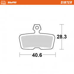 Τακάκια φρένων MOTO-MASTER BRAKE PAD SINTERx