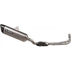 Ολόκληρο σύστημα εξάτμισης AKRAPOVIC RAC SS/TI TMAX