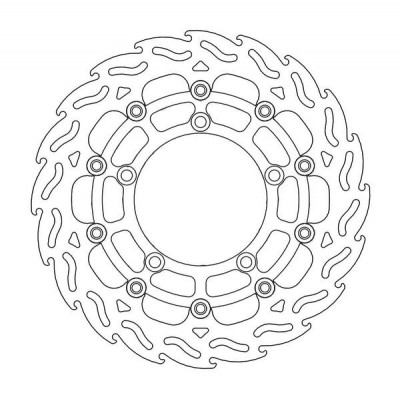 Δισκόπλακα εμπρός MOTO-MASTER BRAKE DISC FLAME FRONT RIGHT SUZUKI DL 1050 ABS 23