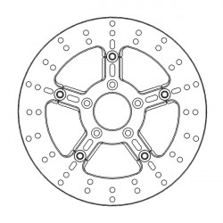 Δισκόπλακα MOTO-MASTER BRAKE ROTOR FLOAT RND L/R Harley Davidson	FXDWG 1584 10