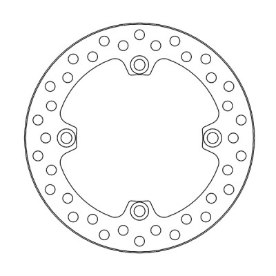 Πίσω δισκόπλακα μοτοσυκλέτας MOTO-MASTER BRAKE DISC VINT REAR HONDA CR 500 R 99-01