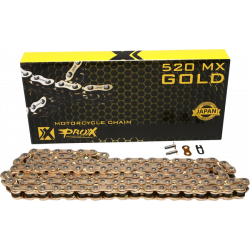 Αλυσίδα κίνησης μοτοσυκλέτας ProX 520x120L Gold