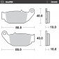 Τακάκια φρένων MOTO-MASTER BRAKE PAD CERAMIC HONDA CRF 300 L ABS 23 thumb