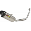 Ολόκληρο σύστημα εξάτμισης AKRAPOVIC RAC TI/CF MT-125