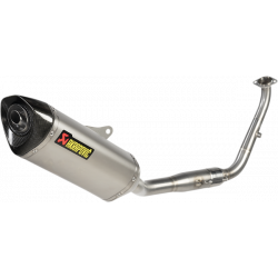 Ολόκληρο σύστημα εξάτμισης AKRAPOVIC RAC TI/CF MT-125