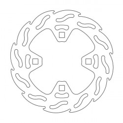 Δισκόπλακα μοτοσυκλέτας MOTO-MASTER FLAME REAR DISC SX 505 ATV 13