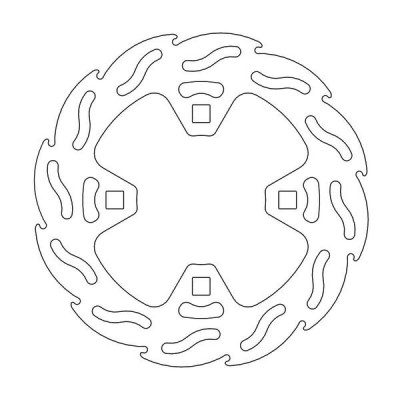 Δισκόπλακα μοτοσυκλέτας MOTO-MASTER FLAME REAR DISC SX 505 ATV 13