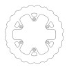 Δισκόπλακα MOTO-MASTER BRAKE ROTOR FIX WAVE MUD RIEJU MR 300 23