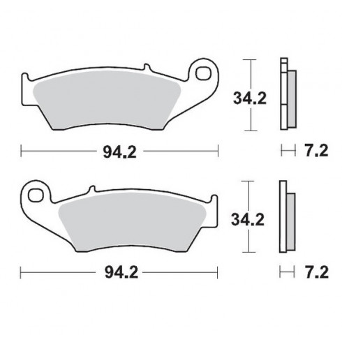 Τακάκια φρένων MOTO-MASTER BRAKE PAD SINTER RACE MX KAWASAKI KX 250 23 Τακάκια φρένων MOTO-MASTER BRAKE PAD SINTER RACE MX KAWASAKI KX 250 23