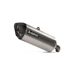 Σιγαστήρας slip-on line titanium carbon end cap AKRAPOVIC S-S10SO18-HAFT