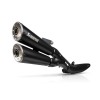 Slip-on line εξάτμιση από μαύρο ανοξείδωτο ατσάλι AKRAPOVIC S-K9SO13-HISSS