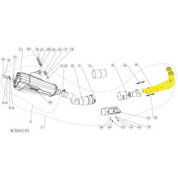 Σετ συλλεκτών από ανοξείδωτο χάλυβα AKRAPOVIC H-Y5R1