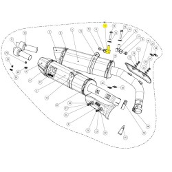 Αποστάτης αλουμινίου AKRAPOVIC P-DR71
