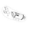 Ανταλλακτικός σιγαστήρας carbon AKRAPOVIC M-AP02102C Ανταλλακτικός σιγαστήρας carbon AKRAPOVIC M-AP02102C thumb
