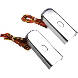 Φώτα δείκτες LED για φτερό chrome ALLOY ART DSL8-2