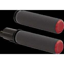 Λαβές - knurled - TBW - κόκκινες ARLEN NESS 500-055