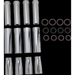Σετ καλυμμάτων για εμβολοφόρους σωλήνες deep cut twin cam chrome ARLEN NESS 03-630