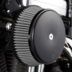 Σετ φίλτρου αέρα big sucker stage 1 smooth με συνθετικό φίλτρο αέρα με μαύρη ατσάλινη επίστρωση ARLEN NESS 50-339 Σετ φίλτρου αέρα big sucker stage 1 smooth με συνθετικό φίλτρο αέρα με μαύρη ατσάλινη επίστρωση ARLEN NESS 50-339