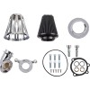 Monster crossfire air cleaner - chrome ARLEN NESS 600-090