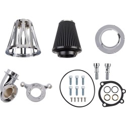 Monster crossfire air cleaner - chrome ARLEN NESS 600-090