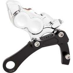 Πίσω δαγκάνα φρένου 4 PIST0N χρώμιο M8 SOFTAIL ARLEN NESS 02-327