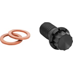 Μπουλόνι banjo M12x1.25 μαύρο 12-pt διπλό F/R MC softail ARLEN NESS 300-834 Μπουλόνι banjo M12x1.25 μαύρο 12-pt διπλό F/R MC softail ARLEN NESS 300-834