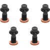 Μπουλόνι Μπαντζό 5-PK 12 σημείων M10x1.0 μαύρο F/R MC touring ARLEN NESS 300-858