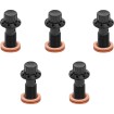 Μπουλόνι banjo 5-pk M10x1.25 μαύρο 12-pt single f/r MC Softail ARLEN NESS 300-861 thumb