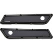 Καλύμματα κλειδαριάς για βαλίτσες beveled black ARLEN NESS 03-585 thumb