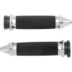 Λαβές custom contour spike throttle-by-wire chrome AVON GRIPS CC-85-CH-SPK-FL Λαβές custom contour spike throttle-by-wire chrome AVON GRIPS CC-85-CH-SPK-FL