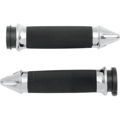 Λαβές custom contour spike throttle-by-wire chrome AVON GRIPS CC-85-CH-SPK-FL Λαβές custom contour spike throttle-by-wire chrome AVON GRIPS CC-85-CH-SPK-FL