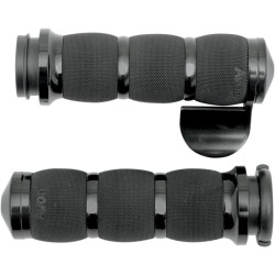 Χειρολαβές air cushion throttle-by-wire με throttle boss μαύρες AVON GRIPS AIR-90-AN-B-FL