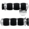 Λαβές air cushion chrome με throttle boss AVON GRIPS AIR-90-BOSS