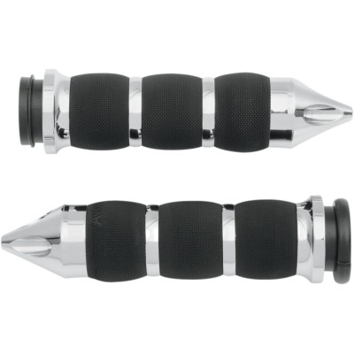 Λαβές air cushion spike throttle-by-wire chrome AVON GRIPS AIR-90-CH-FL-SP Λαβές air cushion spike throttle-by-wire chrome AVON GRIPS AIR-90-CH-FL-SP
