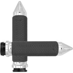 Λαβές memory foam spike chrome small throttle-by-wire AVON GRIPS MF-63-CH-FLY-SP