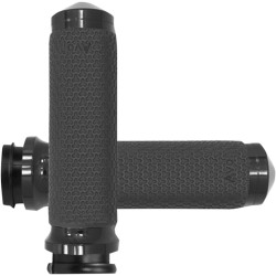 Λαβές memory foam round black small throttle-by-wire AVON GRIPS MF-63-ANO-FLY