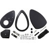 Σετ φίλτρου αέρα big air smooth chrome black BARON BA-2080-00B
