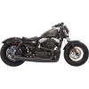 Σύστημα εξάτμισης ROAD RAGE II MEGA BLACK με μαύρα άκρα BASSANI XHAUST 1X32RB