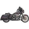 Σύστημα εξάτμισης true-dual down under straight black BASSANI XHAUST 1F76RB