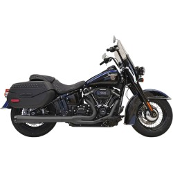 Σύστημα εξάτμισης 2 into 1 black BASSANI XHAUST 1S91RB