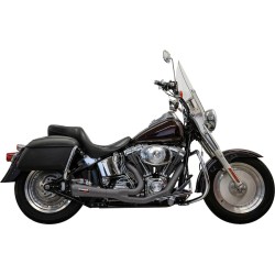 Σύστημα Εξάτμισης 2:1 Ripper Short Black TC Softails 89-2017 BASSANI XHAUST 1S6B